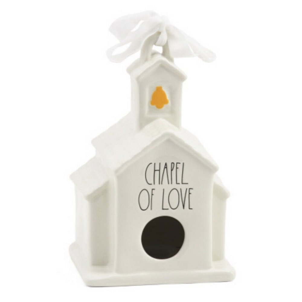 New Rae Dunn Birdhouse Chapel Of Love‎ Wedding